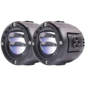 SANVI S21 Lampe de travail <span class=keywords><strong>LED</strong></span> Accessoires de voiture Phare <span class=keywords><strong>LED</strong></span> Phare de moto Projecteur Double couleur Fonction clignotante - Product Image 1