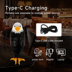 Eagle Đèn tường đơn giản động vật chiếu đèn từ tường Treo Cá Tính ánh sáng sang trọng sáng tạo nhà ánh sáng ban đêm - Product Image 4