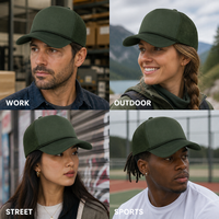 Casquette de baseball trucker vierge personnalisable, avec face en mousse et dos en maille, fermeture snapback, visière incurvée réglable, unisexe, vente en gros, OEM, faible MOQ