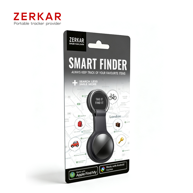 EU-RED Certified Silicone Waterproof Air Tracker Tags for Find My Keys Luggage Key Finder for Tracker 1-Year Replaceable