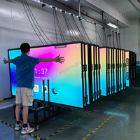 HUSHIDA 65 75 86 100 Inch Layar 4K Papan Tulis Pintar Layar Sentuh Digital untuk Pengajaran Sekolah Panel Datar Papan Tulis Interaktif