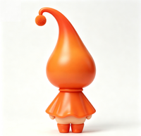 Figurine d'art de collection personnalisée Orange Elf en PVC, statue de dessin animé, fabrication OEM en Chine, figurine personnalisée pour la vente en gros de produits de marque