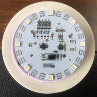 Lampe de table et de sol LED rechargeable 3W à batterie Li-ion, avec télécommande RGB à changement de couleur, homologuée CE ROHS, en plastique IP65, pour remplacement