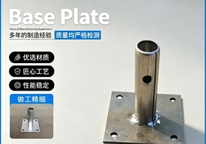 <span class=keywords><strong>Pièces</strong></span> d'<span class=keywords><strong>échafaudage</strong></span> en tige filetée creuse galvanisée, base de support de positionnement pour poutre en I cantilever, prix compétitif usine - Product Image 3