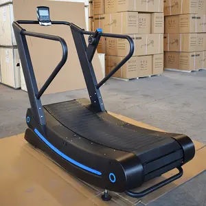 Unpowered Treadmill Yg-T011 YG Fitbess Air Runner Non-motorized Unpowered Curved Treadmill Commercial Manual Treadmill