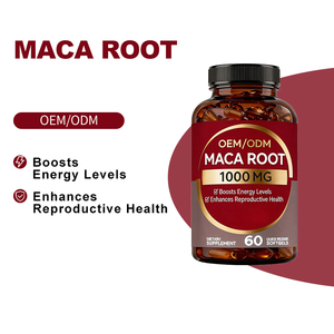 <span class=keywords><strong>Maca</strong></span> Wortel Softgels 1000mg - Verhoogt Energie Niveaus & Verbeterd de Reproductieve Gezondheid, Snelle Werking - 60 Softgels OEM/ODM - Product Image 6