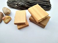Memoria USB de almacenamiento de 1GB-64GB, diseño único de libro de madera, estilo de interfaz Stick 2,0 con capacidad de 16GB