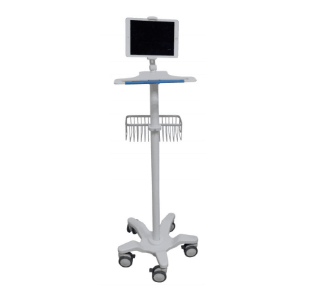 High Quality Silent Wheels Rolling Stand for Ipad Laptop Medical Computer Workstation Trolleys for Hot Sale