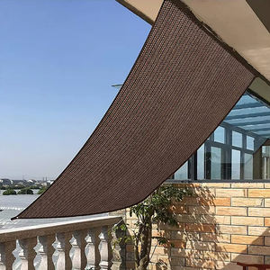 Voile d'ombrage rectangulaire grand format pour cour 4x6m, protection solaire et anti-<span class=keywords><strong>vent</strong></span>, 90% d'ombrage extérieur - Product Image 1