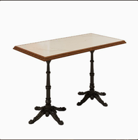 Tables et chaises de style minimaliste moderne en bois massif, directement de l'usine, pour les salons de thé, les bars à café, les bars lounge, les restaurants occidentaux