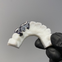 Grillz dentaire personnalisé en argent 925 avec motif floral en relief 2.5D et effet ajouré, Top 3 des bijoux grillz pour filles