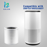 KAIJUN Filter karbon aktif kartrid, kompatibel untuk levoit Core 400S-RF bagian pemurni udara