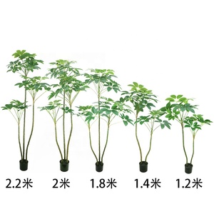 Árbol Artificial Schefflera <span class=keywords><strong>Arboricola</strong></span> Realista de 120 cm, Planta de Sombrilla Enano Artificial con Tacto Real - Product Image 6