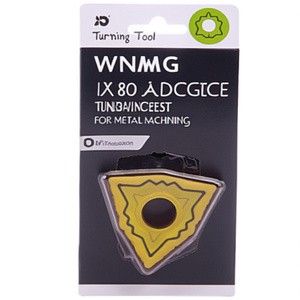 Inserto de torneado negativo WNMG MX de 80 grados para mecanizado de metales - Product Image 2