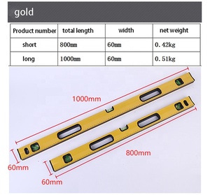 热卖12 "24" 32 "40" 铝合金水平仪工具强磁量具气泡水平仪水平仪 - Product Image 4