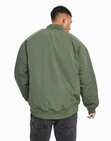 Fabrication chinoise OEM, veste bomber pour homme de haute qualité, personnalisée, en nylon, imperméable, coupe-vent, respirante, décontractée, grande taille, pour l'hiver