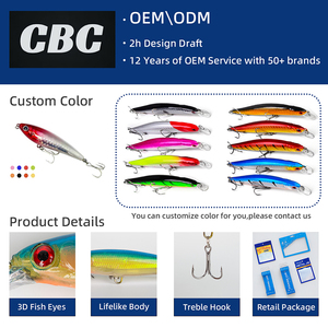 Señuelo Duro Micro Mino de 35g y 50mm, Sumergible, de Acero Inoxidable, para Pesca de Lubina en Agua Dulce, A9101 - Product Image 5