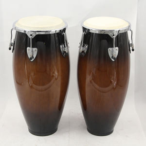 Venta Especial: Juego de Congas Personalizadas con Color y Logotipo, Parches de Piel de Búfalo, <span class=keywords><strong>Precio</strong></span> de Fábrica, Congas de Madera para Percusión Latina - Product Image 1