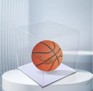 Rõ Ràng <span class=keywords><strong>Acrylic</strong></span> Bóng Rổ Hiển Thị Hộp, Hộp Bóng Đá - Product Image 4