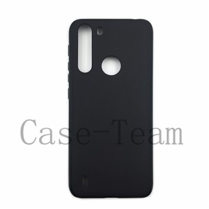 Fabricante al por mayor mate TPU casos suave esmerilado contraportada funda de silicona para teléfono móvil para <span class=keywords><strong>Motorola</strong></span> Moto One Fusion negro - Product Image 1