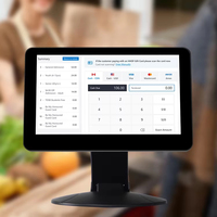 Terminal de caisse tactile tout-en-un avec écran unique de 15,6 pouces pour les systèmes de point de vente (POS) pour les commerces de détail et les restaurants