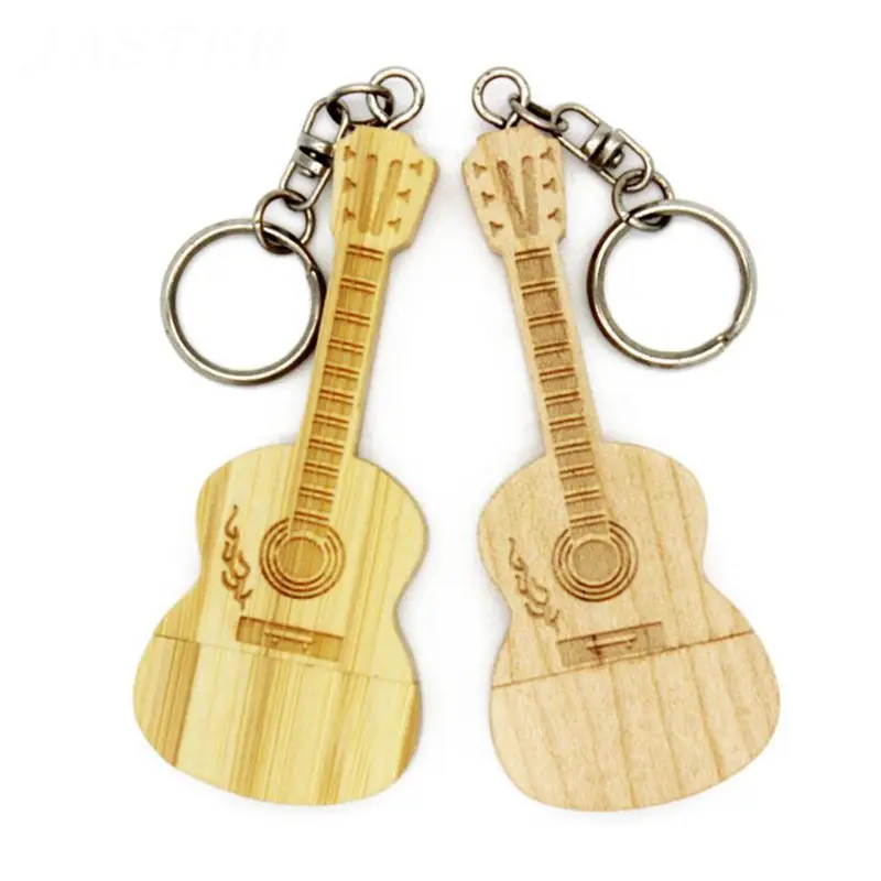 Custom Musical Instrument Gift guitar cle usb stick wooden thumb drive 128gb 64gb 8gb flash memory drive