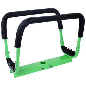 ที่แขวนประตูสีเขียว โลหะสแตนเลส แบบมีแผ่นรอง ติดตั้งบนประตู ชั้นเดียว ด้านหลังประตู บนผนัง สำหรับจัดเก็บของในบ้าน - Product Image 6