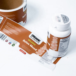 Nhãn Dán Sản Phẩm Chăm Sóc Sức Khỏe Chất Lượng Cao Tùy Chỉnh Nhãn Chai Thuốc Dính In Màu Pantone Nhãn Chai Y Tế - Product Image 1