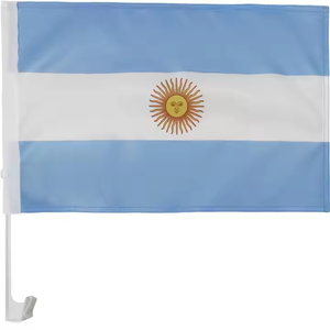 Drapeau des Émirats arabes unis pour fenêtre de voiture avec mât en plastique intégré, imprimé numériquement en polyester durable - Product Image 6