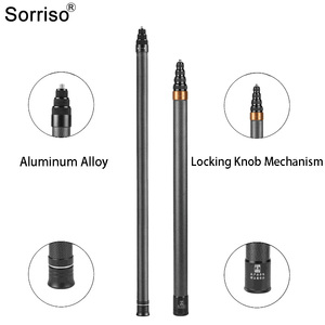 SORRISO Perche à <span class=keywords><strong>selfie</strong></span> télescopique en fibre de carbone de 3 m, invisible, extensible, monopode pour caméras d'action Osmo GoPro <span class=keywords><strong>Insta</strong></span> 360 - Product Image 2