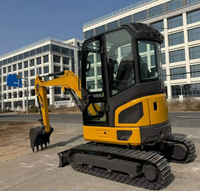 Mini-excavatrice sur chenilles XE27U prête à être expédiée, godet de 0,06 mètre cube, compatible avec plusieurs accessoires, prix avantageux, garantie d'un an
