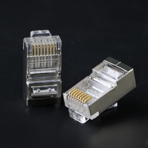 Conector de Red Rj45 de 8 Pines, Macho, Chapado en Oro, para Comunicación de Datos - Product Image 2