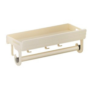 Wall Mounted Storage Rack Rectangle Multi Functional Knife Seasoning Holder Kitchen Organizing Shelf - Product Image 2