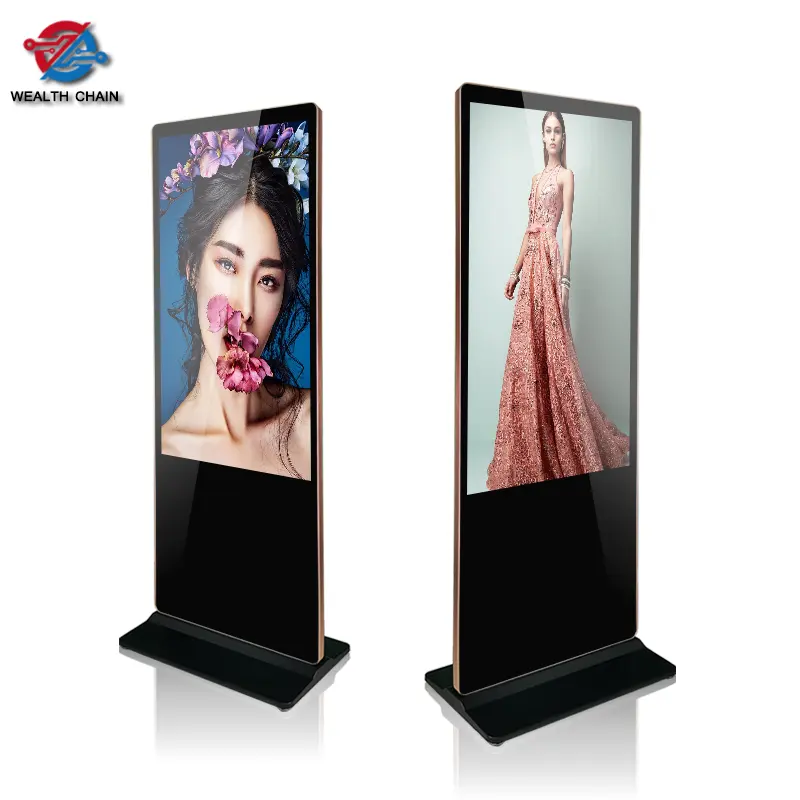 43 Inch Dọc Tầng Đứng Led Lcd Thương Mại Màn Hình Trong Nhà Quảng Cáo Kỹ Thuật Số Hiển Thị Giá