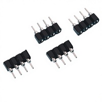 Connecteur LED RGB en plastique noir 2,54 mm 1*4P pour machine à connecter les puces SIP