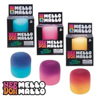 Juguetes de descompresión de silicona NeeDoh con cambio de color UV, rebote lento, efecto de sonido al apretar, diseño de algodón de azúcar, ideales para exportación.