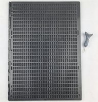 Tableau d'écriture braille en plastique XR 27 rangées 30 carrés avec stylo, papier inclus, grand format, fournitures d'apprentissage pour personnes malvoyantes