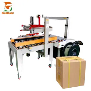 Factory Glueing L Type Semi automatic Fold Bottom Sealer Foam Specialized Rectangular Carton Folding Machine For Box Packing