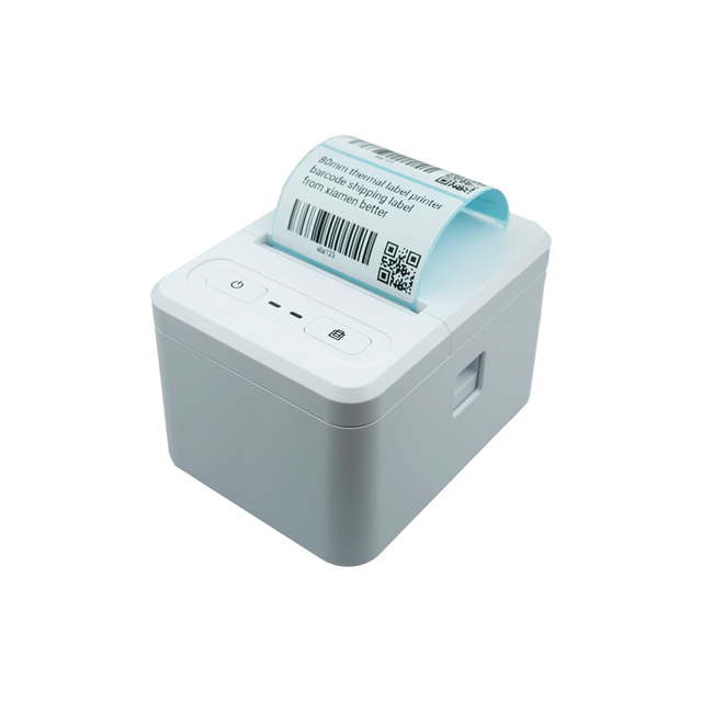 Shipping Label Printer Barcode Label 80mm Roll Sticker Thermal Printer With Bluetooth Thermal Label Printer BT-80L