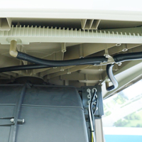 Grand ventilateur mobile de refroidissement par évaporation DC pour serres agricoles et fermes aquatiques, rafraîchisseur d'air par évaporation