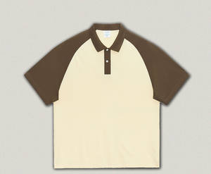 POLO estiva da uomo t-shirt manica corta da uomo e da donna marchio di moda americano sciolto colore contrasto risvolto manica corta da uomo <span class=keywords><strong>sh</strong></span> - Product Image 6