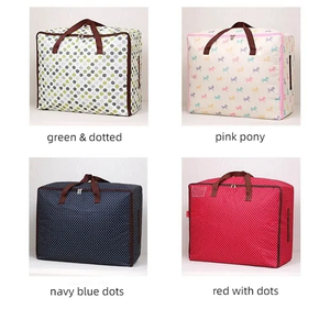 Bolsa de Almacenamiento Portátil con Asa y Doble Cremallera para Edredones, Mantas Plegables y Ropa - Product Image 6