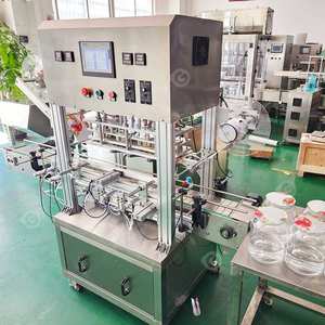 Semi <b>Automatic</b> Paper Bottle Film Aluminum Foil Aluminium Jar Packing and Sealer Sealing <b>Machine</b> Cup With - Product Image 2