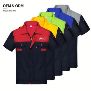 Pants Work Scrub Uniform and Factory Direct Spring Workwear Jacket Custom <b>Construction</b> Suit <b>Overalls</b> Car Repair Clothes - Product Image 1