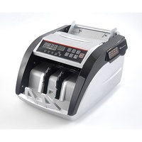Détecteur de billets de compteur d'argent de batterie rechargeable portable et machine de comptoir de caisse