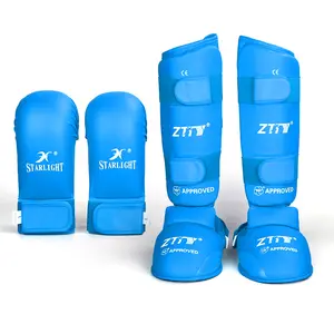 Karate shin ve Instep Guard Karate eldiven approved f onaylı ekipman