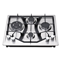 Fabricant Appareils de cuisson 3 plaques de cuisson à gaz 24 pouces estufa empotrable a gas de vidrio templado LPG/NG à vendre
