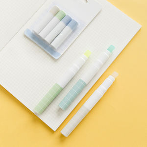 Lem Batang Transparan Warna-warni Isi Ulang Bentuk Pena Portabel Tahan Lama Merk Longterm 72x115mm untuk Siswa DIY - Product Image 2