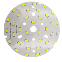 Cartes de circuits imprimés LED rondes personnalisables FR-4 12W 15W 18W SMD5730 pour ampoules, électronique intelligente