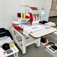 Machine à broder industrielle à succès pour la production de vêtements et d'habillement, fournie directement par l'usine